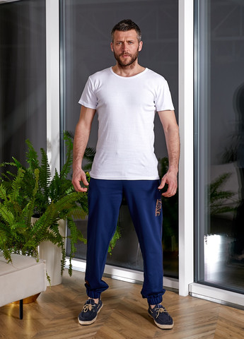 Спортивні брюки із трикотажу двунитка з манжетами Tailer (259425738)