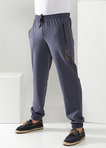Спортивні брюки із трикотажу двунитка з манжетами Tailer (259425737)