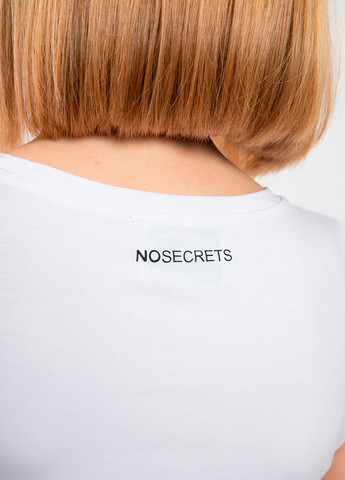 Біла літня футболка No Secrets