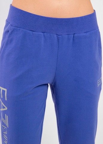 Фиолетовые спортивные летние брюки EA7