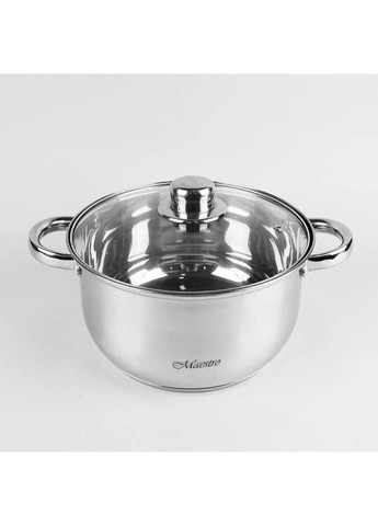 Набор кастрюль MR-2020-6M 6 предметов нержавеющая сталь Maestro (259447825)