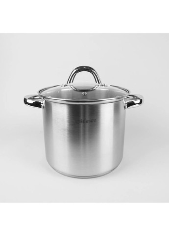 Набор кастрюль MR-2023 6 предметов серебряные нержавеющая сталь Maestro (259447802)