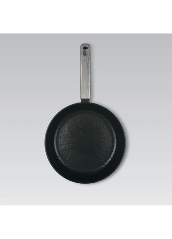 Сковорода універсальна Rock Stone MR-1204-24 24 см чорна алюміній Maestro (259447842)