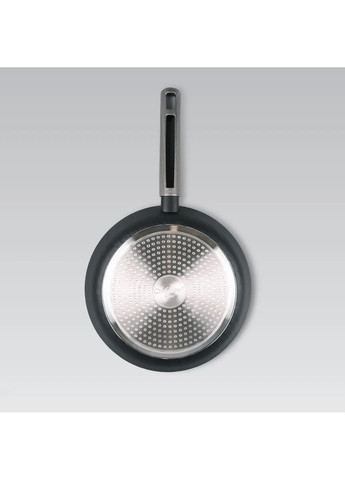 Сковорода універсальна Rock Stone MR-1204-24 24 см чорна алюміній Maestro (259447842)