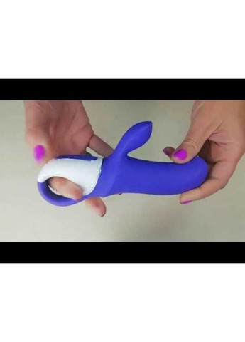 Потужний вібратор-кролик Vibes Magic Bunny, два мотори, литий силікон, 12 режимів роботи Satisfyer (259450277)