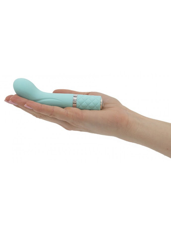 Роскошный вибратор - Racy Teal с кристаллом Сваровски для точки G, подарочная упаковка Pillow Talk (259450201)