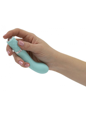 Роскошный вибратор - Racy Teal с кристаллом Сваровски для точки G, подарочная упаковка Pillow Talk (259450201)