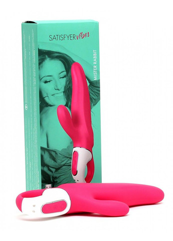 Потужний вібратор кролик Vibes Mr. Rabbit, два мотори, литий силікон, 12 режимів роботи Satisfyer (259450286)