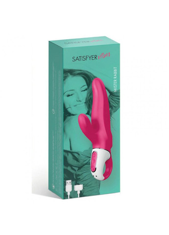 Потужний вібратор кролик Vibes Mr. Rabbit, два мотори, литий силікон, 12 режимів роботи Satisfyer (259450286)