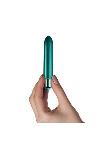 Вибропуля Rocks Off RO-90mm Touch of Velvet Peacock Petals матовая, 10 режимов работы, на батарейке Rocks-Off (259450164)