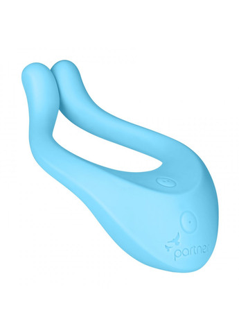 Вібратор для пар Multifun 1 Light Blue, 3 незалежні двигуни, багатофункціональний Satisfyer (259450294)