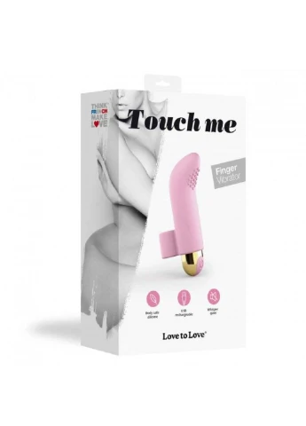 Вибратор на палец TOUCH ME ROSE перезаряжаемый, мощный мотор Love To Love (259450127)