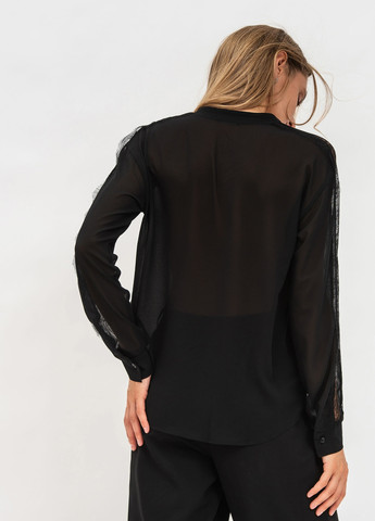 Черная демисезонная блуза Lesia Нэйн