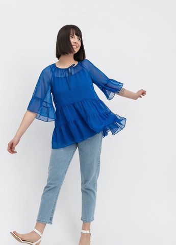 Синяя демисезонная блуза Lesia Изерт 33