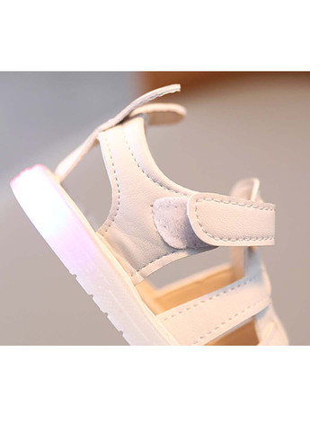 Белые сандалии с подсветкой No Brand подсветка