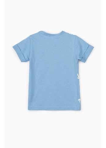 Голубая демисезонная футболка Popito