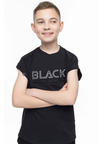 Черная демисезонная футболка X-Show Kids