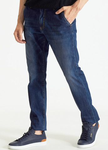 Синие демисезонные джинсы Bernese