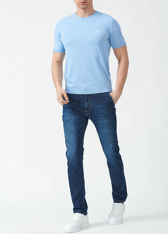 Синие демисезонные джинсы Bernese