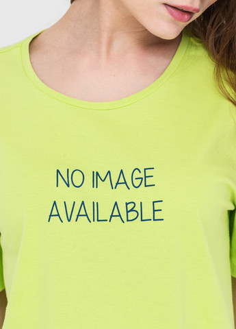 Салатова літня футболка жіноча з коротким рукавом Роза