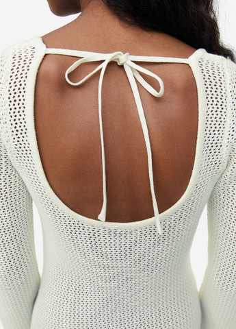 Молочна кежуал сукня H&M однотонна