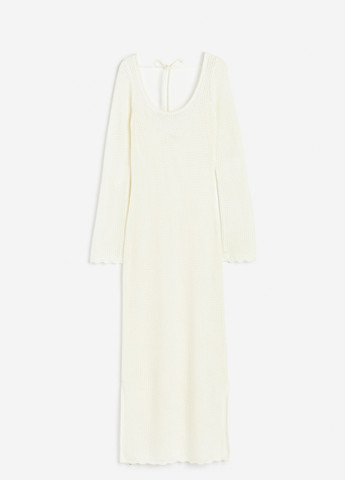 Молочна кежуал сукня H&M однотонна