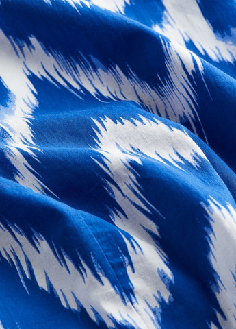 Синя кежуал сукня H&M з абстрактним візерунком