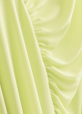 Зеленое деловое платье H&M однотонное