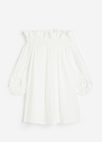 Білий кежуал сукня H&M однотонна