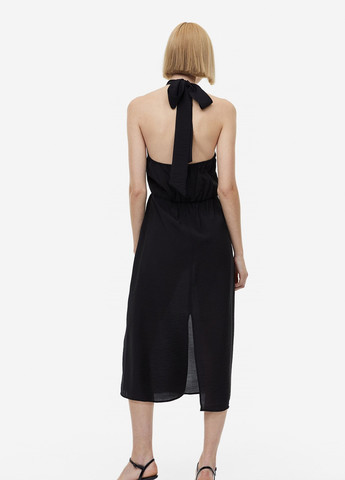 Чорна кежуал сукня H&M однотонна