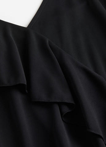 Чорна кежуал сукня H&M однотонна