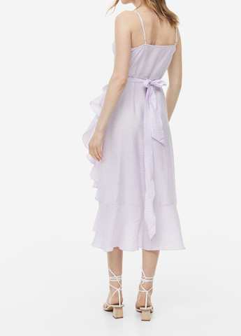 Бузкова кежуал сукня H&M однотонна