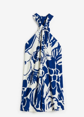 Білий кежуал сукня H&M з малюнком