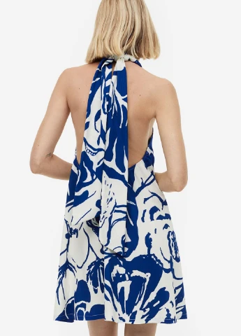 Білий кежуал сукня H&M з малюнком