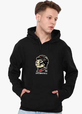 Худі чоловічий Котейка (9225-2062) Чорний MobiPrint (259519810)