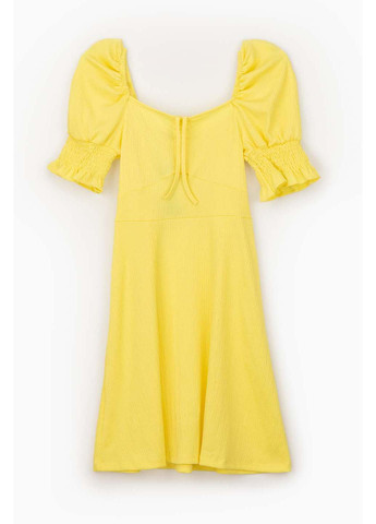 Желтое кэжуал платье Firesh
