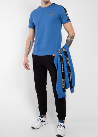 Блакитна футболка EA7