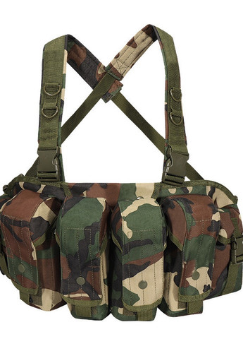 Нагрудная сумка VT-1071 разгрузка камуфляж военная на бронежилет No Brand (259506196)