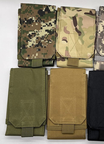 Подсумок MOLLE под телефон молли койот песочный No Brand (259506186)