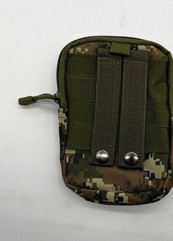 Подсумок органайзер военный MOLLE зеленый пиксель No Brand (259506188)
