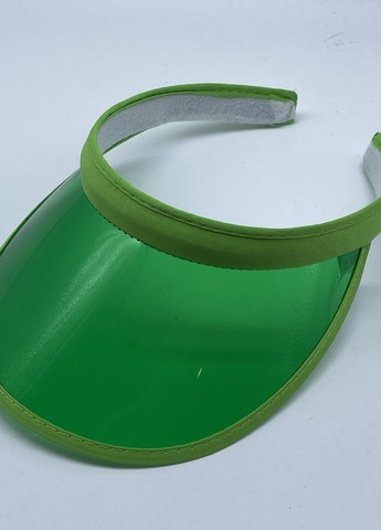 Женский пластиковый прозрачный козырёк зеленый No Brand (259521263)