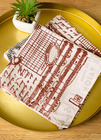 Серветки лляні "Рідендо" 35х35 см (комплект 4 шт.) Homedec - (259522660)