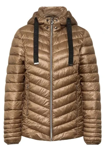 Коричневая куртка деффект Street One