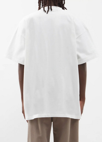 Белая футболка oversize мужская белая Trace of Space