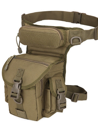 Тактическая сумка на бедро военная сумка на ногу зеленая олива No Brand (259569386)