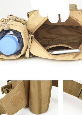 Поясна тактична сумка А33 військова бананка койот No Brand (259569385)