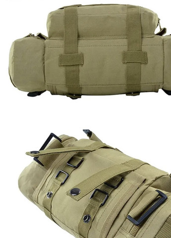 Поясна тактична сумка військова B04 MOLLE через плече моллі олива зелена No Brand (259569371)