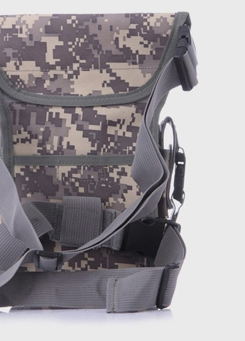 Тактична сумка B05 на стегно військова сумка на ногу сіра піксель No Brand (259569390)