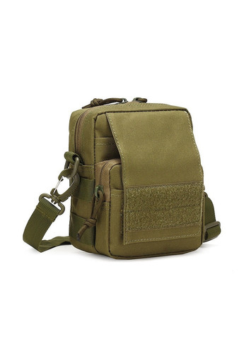 Поясная тактическая сумка военная A72 MOLLE через плечо подсумок молли олива зеленая No Brand (259569375)