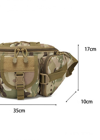 Поясная тактическая сумка D005 военная бананка пиксель серый No Brand (259569387)